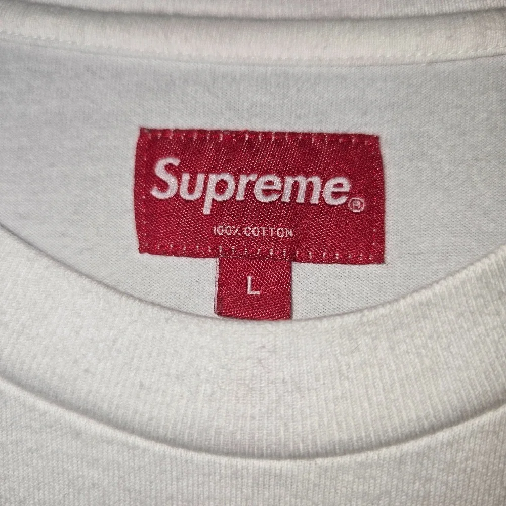 Supreme Long Sleeve T-Shirt Box Logo White Cotton tee hypebeast - Picture 5 of 5